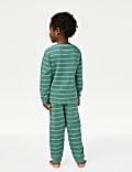 Pure Cotton Striped Pyjamas (1-16 Yrs)