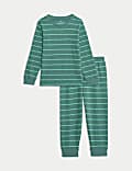 Pure Cotton Striped Pyjamas (1-16 Yrs)