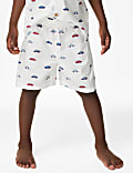 Pyjama 100&nbsp;% coton à motif voiture (du 1 au 8&nbsp;ans)