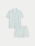Kids' Pure Cotton Striped Pyjamas (9 Mths -10 Yrs)