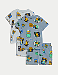 2pk Pure Cotton Minions™ Pyjama Sets (3-16 Yrs)