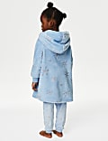 Pull coupe large en polaire &agrave; imprim&eacute; La Reine Des Neiges de Disney&trade; (du 3 au 8&nbsp;ans)
