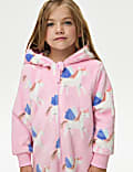 Fleece Unicorn Onesie (1-7 Yrs)