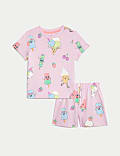 Pijama 100% algodón con diseño de helados (1-8&nbsp;años)