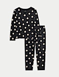 Pyjama 100 % coton à pois (du 1 au 16 ans)