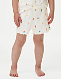 Cotton Rich Ice Cream Rib Pyjamas (1-8 Yrs)