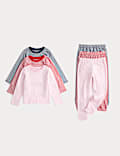 3pk Pure Cotton Striped Pyjama Sets (1-8 Yrs)