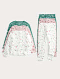 3pk Cotton Rich Ditsy Print Pyjama Sets (12 Mths-8 Yrs)