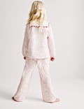 Pure Cotton Frill Collar Checked Pyjama Set (1-8 Yrs)
