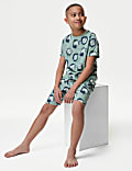 Pure Cotton Football Pyjamas (7-14 Yrs)