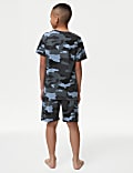 Pure Cotton Camouflage Pyjamas (7-14 Yrs)