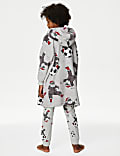 Fleece Football Santa Oversized Hoodie (3-16 Yrs)