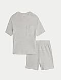 Cotton Blend Waffle Pyjamas (12 Mths-16 Yrs)