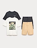 Lot de 2 pyjamas 100 % coton (du 6 au 16 ans)