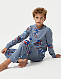 Christmas Fleece Sonic the Hedgehog™ Pyjamas (3-14 Yrs)