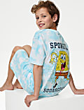 Pyjama aus reiner Baumwolle mit Spongebob Squarepants™&nbsp;Motiv (6–16&nbsp;J.)