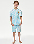 Pyjama aus reiner Baumwolle mit Spongebob Squarepants™&nbsp;Motiv (6–16&nbsp;J.)