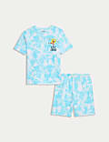 Pyjama aus reiner Baumwolle mit Spongebob Squarepants™&nbsp;Motiv (6–16&nbsp;J.)