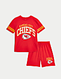 Pyjama 100 % coton à motif NFL Chiefs (du 6 au 16 ans)