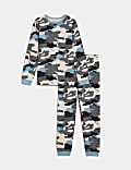 Pijama de camuflaje de algodón (7-14&nbsp;años)