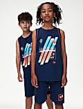 Pijama 100% algodón de SmileyWorld™ de baloncesto (6-16&nbsp;años)