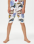 NBA Pure Cotton Printed Pyjamas (6-16 Yrs)