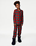 Kids' Checked Family Christmas Pyjamas Set (1-16 Yrs)