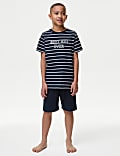 Mini Me&nbsp;– Pyjama 100&nbsp;% coton avec texte (du 1&nbsp;au 16&nbsp;ans)