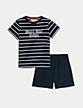 Pure Cotton Mini Me Slogan Pyjamas (1-16 Yrs)