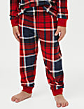 Fleece Checked Pyjamas (1-16 Yrs)
