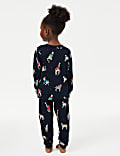 Kinderpyjama ‘Animal Party’ met kerstmotief (1-16 jaar)