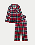 Kids' Checked Family Christmas Pyjama Set (1-16 Yrs)