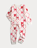 Bow Print Pyjamas (1-16 Yrs)