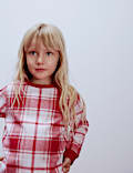 Fleece Checked Pyjamas (0-16 Yrs)