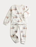 Kids' Fleece Dog Graphic Pyjamas (12-16Yrs)