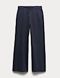 Wide Leg Cotton Rich Joggers (6-16 Yrs)