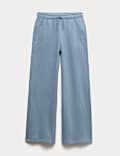 Wide Leg Cotton Rich Joggers (6-16 Yrs)