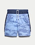 2pk Swim Shorts  (6-16 Yrs)