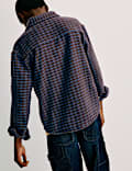 Pure Cotton Micro Check Shirt (6-16 Yrs)
