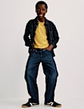 Relaxed Pure Cotton Carpenter Jeans (6-16 Yrs)