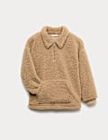 Pull imitation peau de mouton à motif graphique (du 6 au 16 ans)