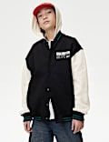 Sudadera tipo bomber con capucha y gráfico de Unlimited Supply (6-14 años)