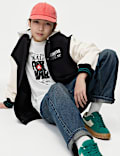 Sudadera tipo bomber con capucha y gráfico de Unlimited Supply (6-14 años)