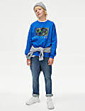 Sudadera de algodón con diseño de fútbol (6-16&nbsp;años)