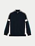 Sweat-shirt zippé en coton (du 6&nbsp;au 16&nbsp;ans)