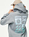 Surf Club Graphic Hoodie (6-16 Yrs)
