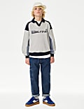 Sweat sport en coton avec texte (du 6&nbsp;au 16&nbsp;ans)