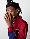 Zip Colour Block Sports Sweatshirt (6-16 Yrs)