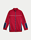Zip Colour Block Sports Sweatshirt (6-16 Yrs)