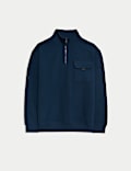 \nCotton Rich Funnel Neck Sweatshirt (6-16 Yrs)